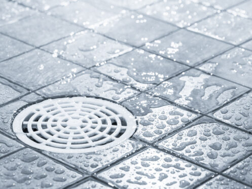 Free flowing shower drain in Marion, IL