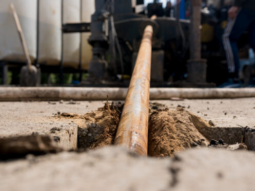 Trenchless sewer repair in Marion