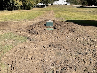 Septic-Aeration Systems installed example 1