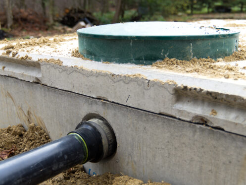 A septic system in Marion, IL